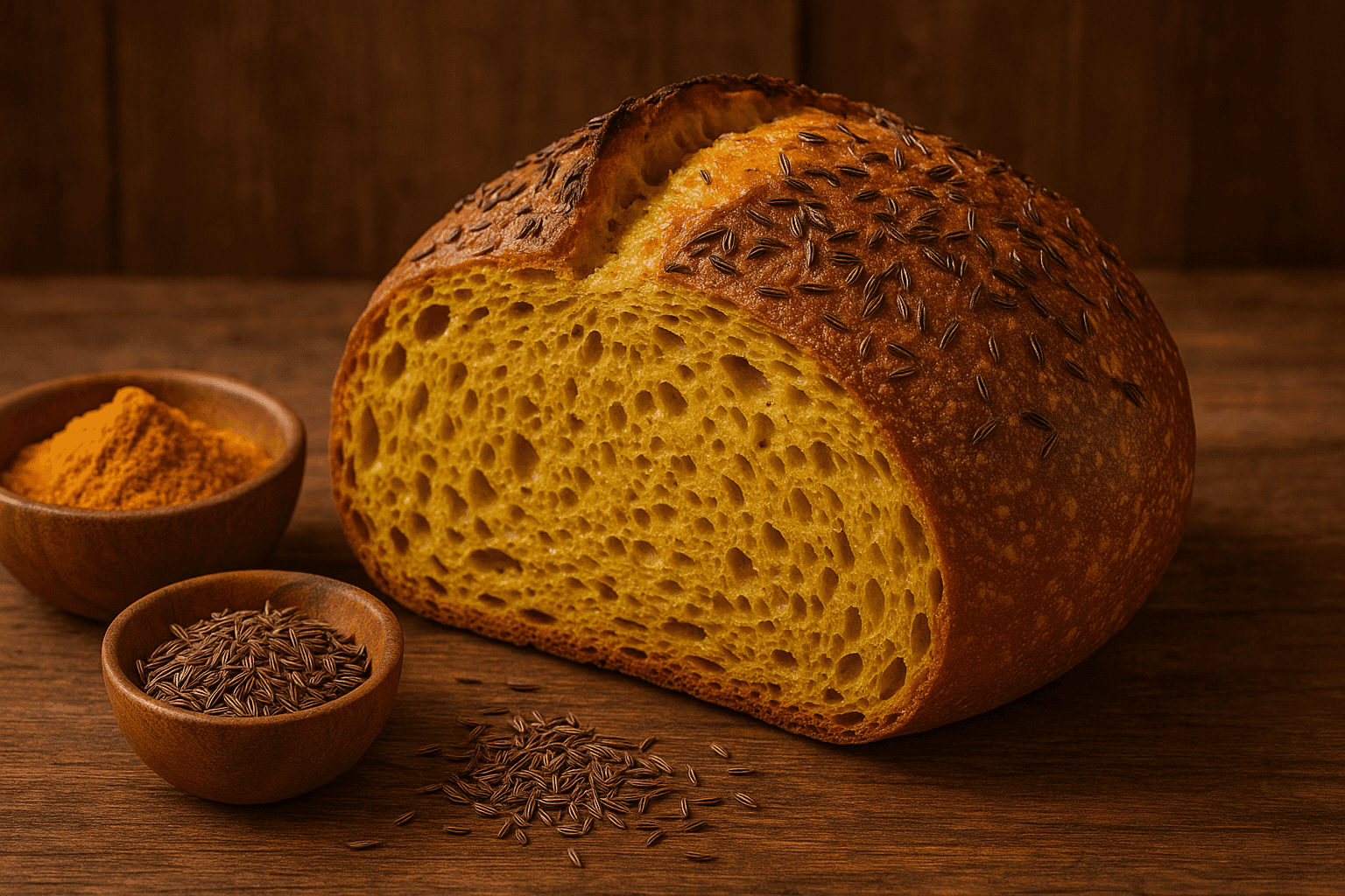 Golden Dawn Caraway Sourdough